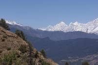 Way to Sailung and Trakshindo with Everest view